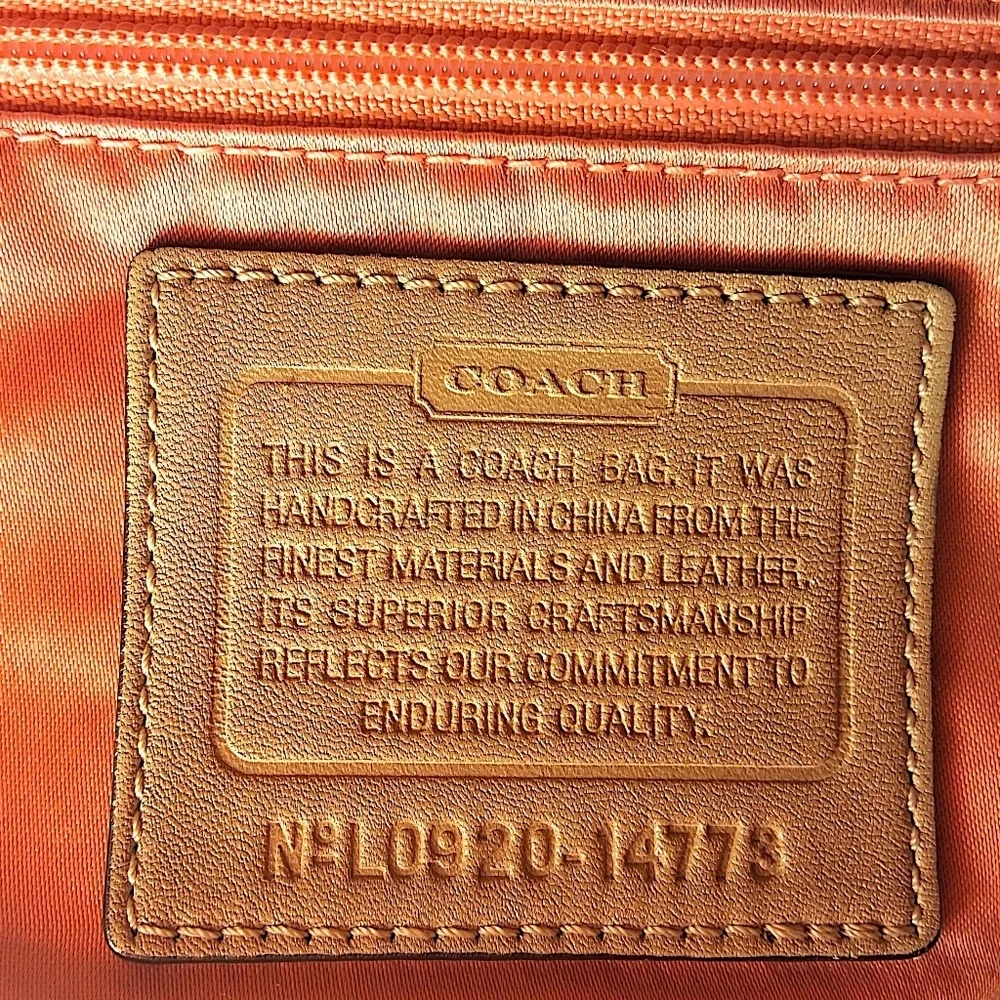 Coach Kristin Python Embossed Leather Drawstring Shoulder Bag 14773